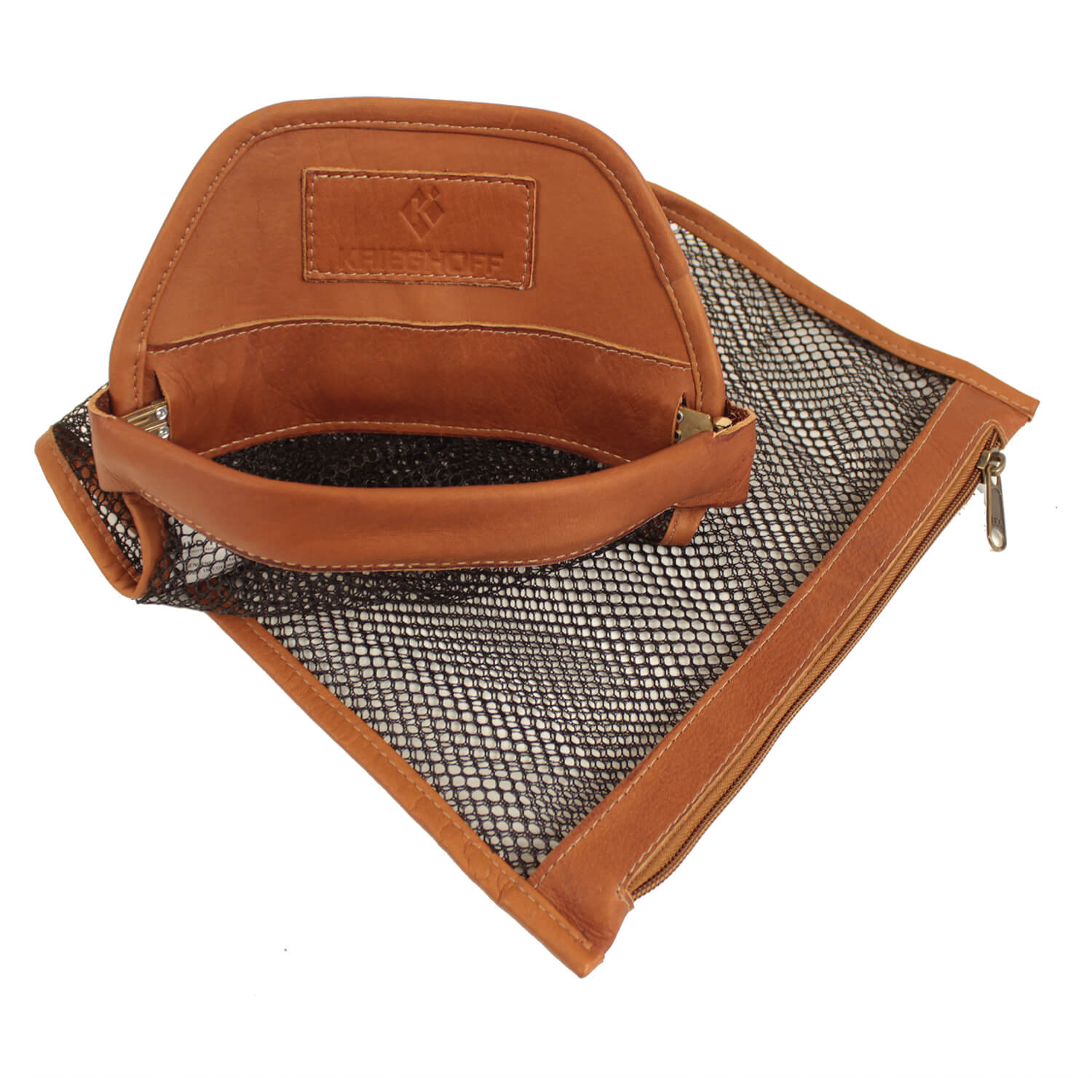 Leather Mesh Hull Bag by Wild Hare, Two Colors Krieghoff