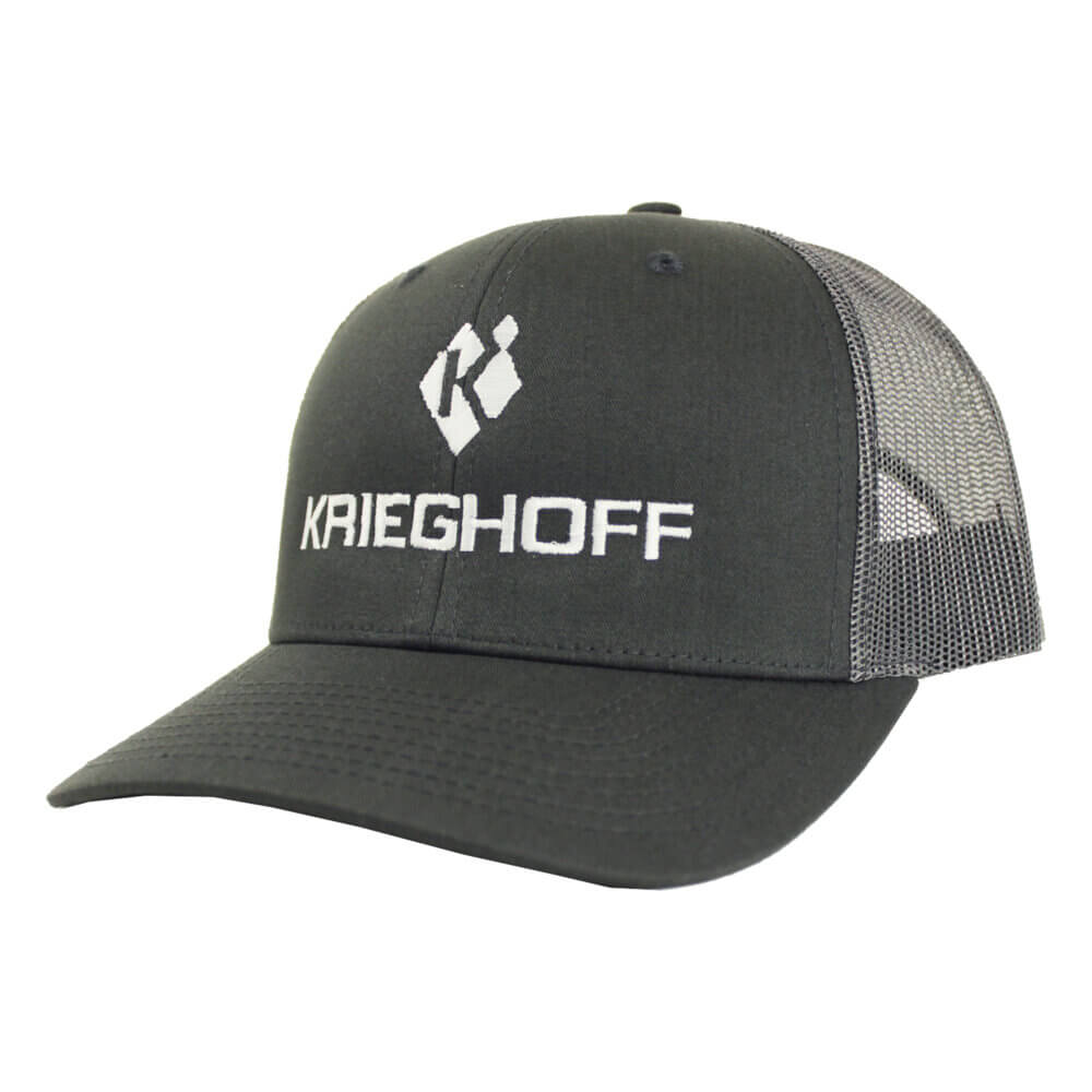 Krieghoff “Richardson” Trucker Hat, Charcoal