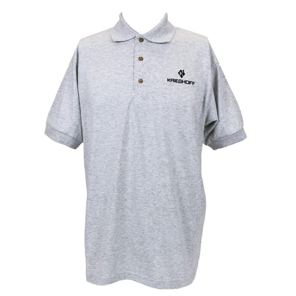 DryBlend Jersey Polo Shirt, Ash Grey