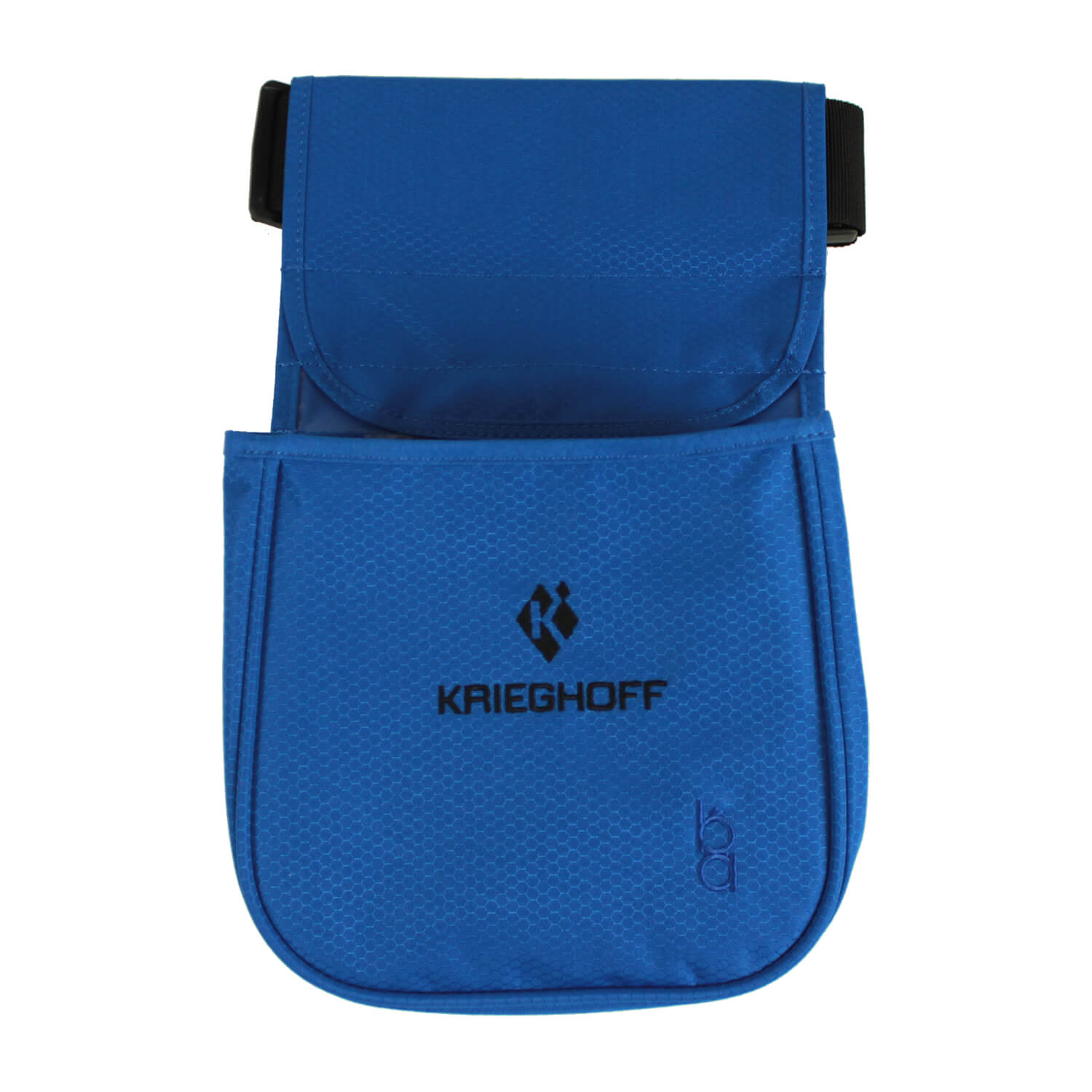 GPS Deluxe Double Shell Pouch With Belt - Shotgun Shell Carrier For Shooting Range