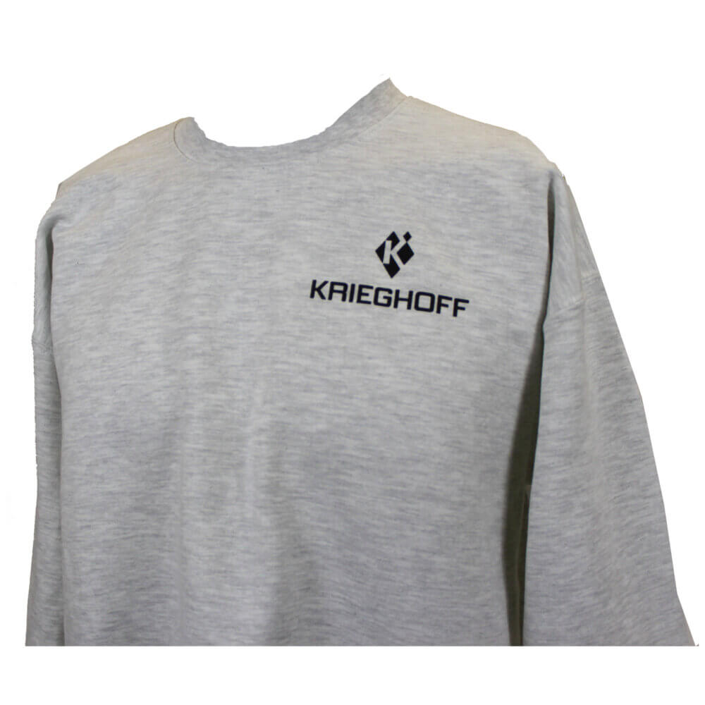 Sweatshirt, Crew Neck, Broken Target, Gray
