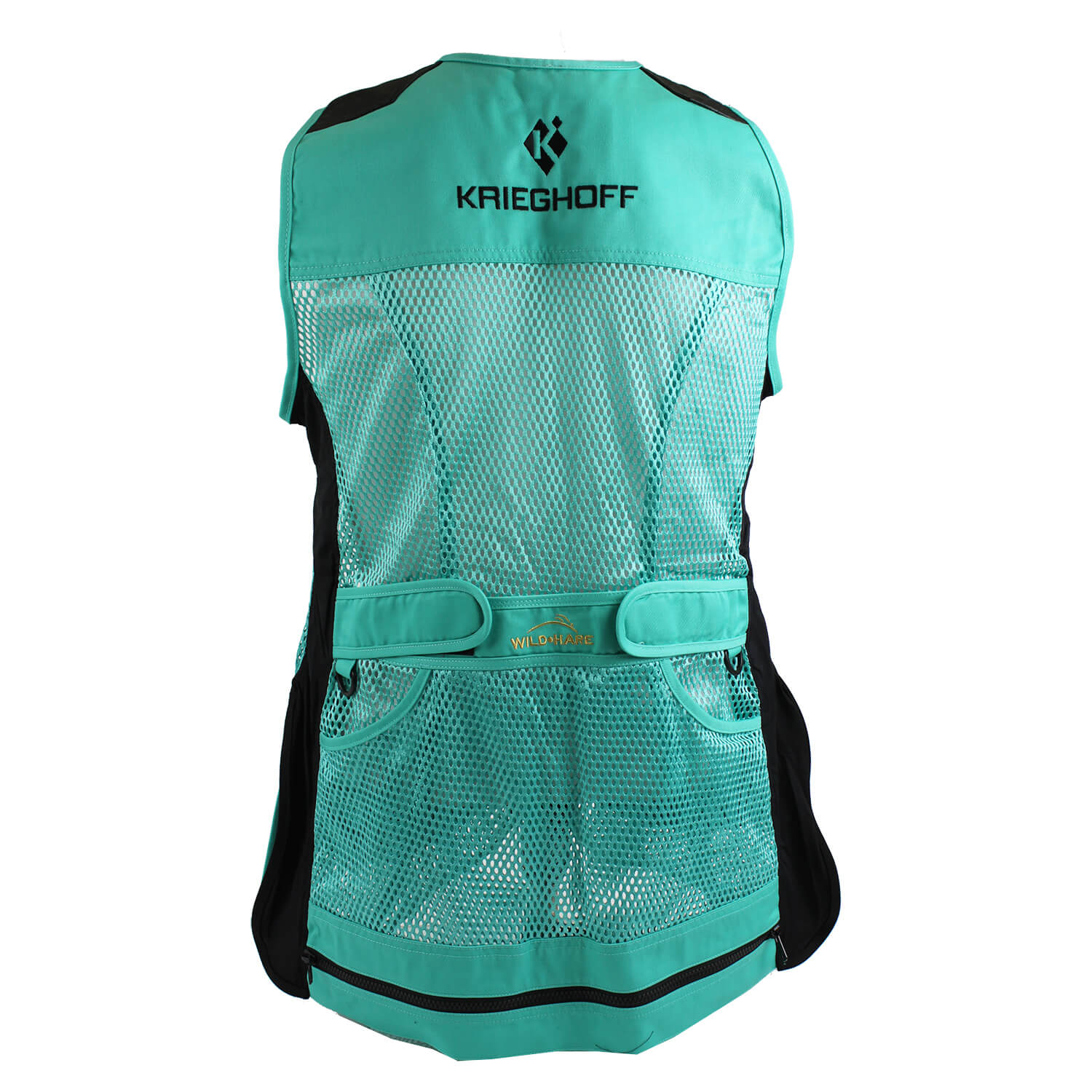 Polar Zig Zag Knit Vest - Black / Dark Teal